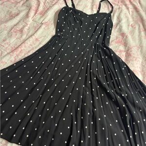 Old Navy Black Polka Dot Dress